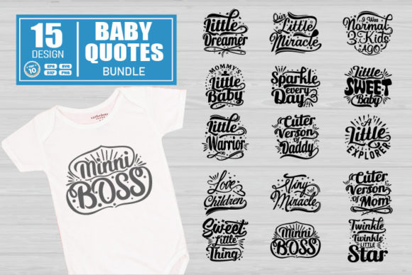 Baby SVG Bundle: Graphics for Crafts