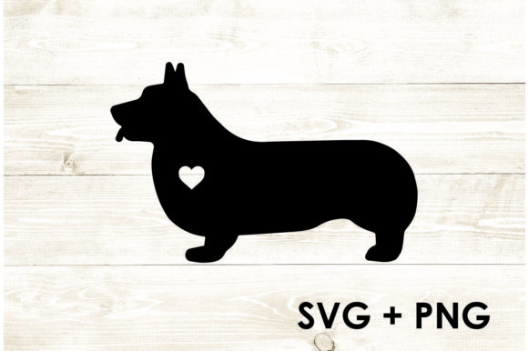 Corgi Love Heart Dog Mom Graphics for Crafts