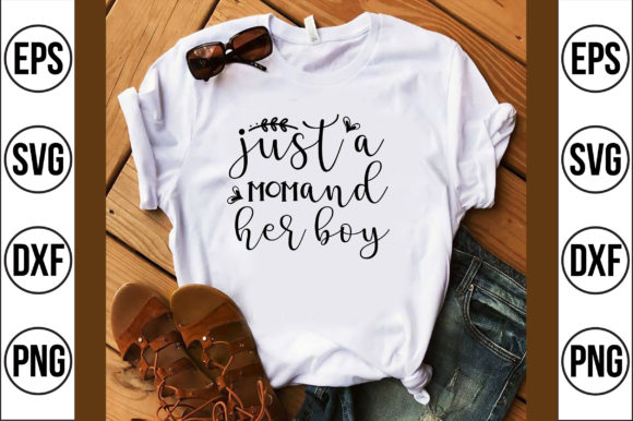 Just a Mom and Her Boy Graphics for Crafts