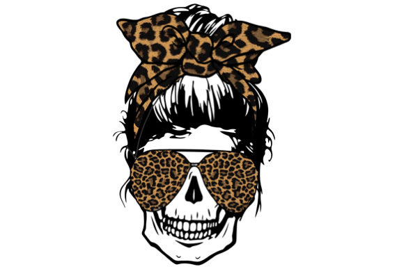 Skull Mom Graphics for Edgy Crafts