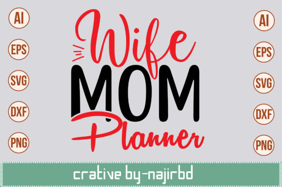 Wife Mom Planner: Crafts & Graphics Review